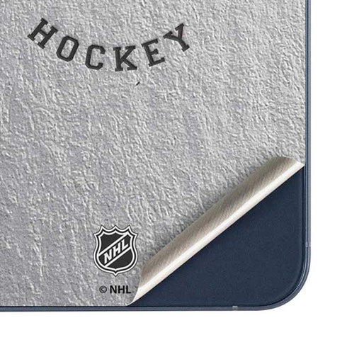 NHL New York Islanders Black Text Galaxy A35 5G Skin